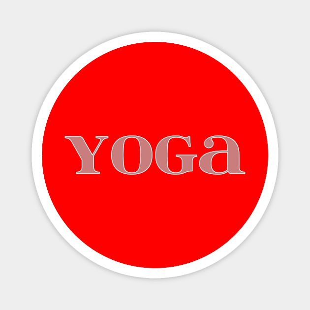 Yoga. Magnet by Beta Volantis